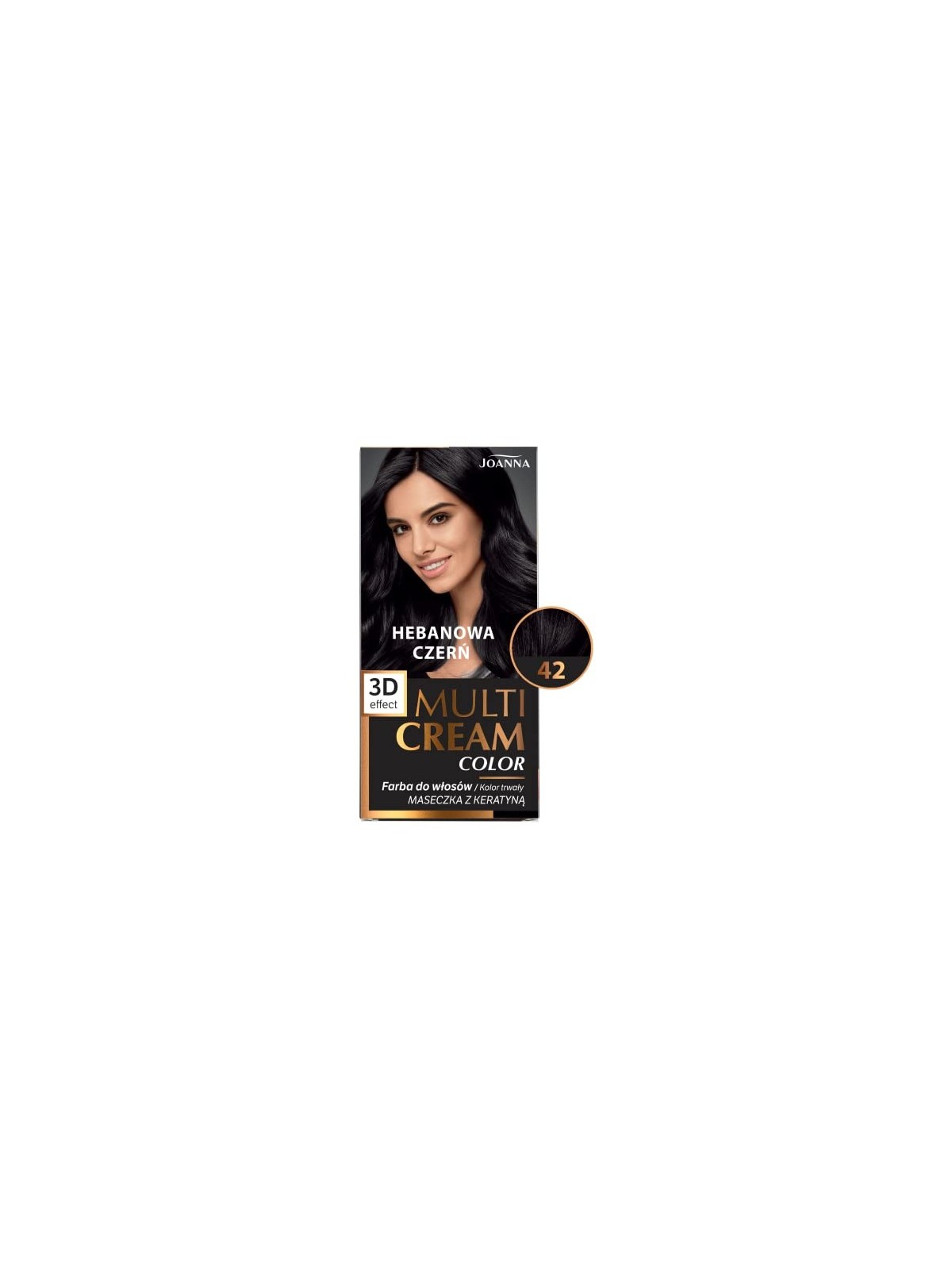 JOANNA Colore per capelli Multi Cream Color 42 Nero Ebano