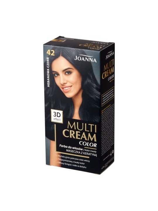 JOANNA Colore per capelli Multi Cream Color 42 Nero Ebano
