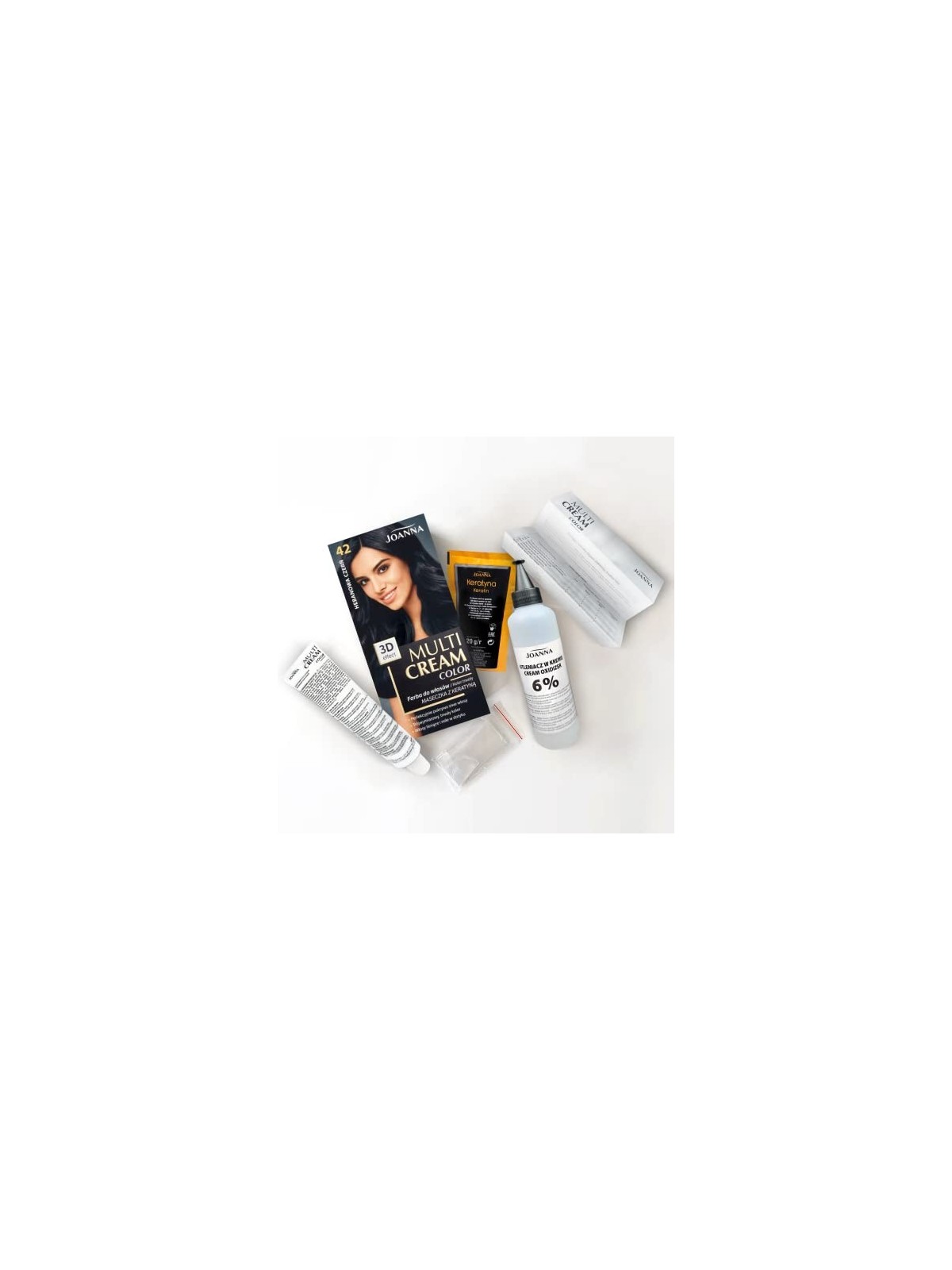 JOANNA Colore per capelli Multi Cream Color 42 Nero Ebano