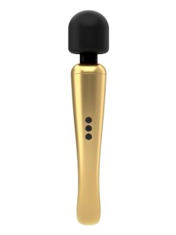 Massaggiatore Megawand con testina vibrante in silicone Gold