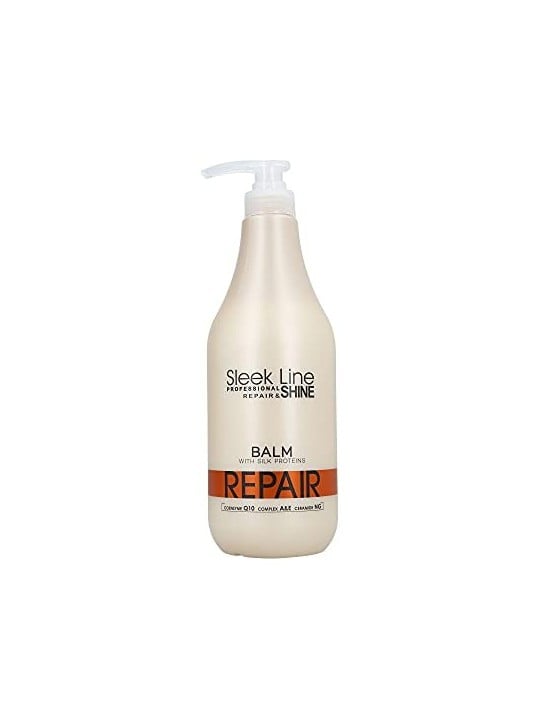 Sleek Line Repair Balm balsamo con seta per capelli danneggiati 1000ml