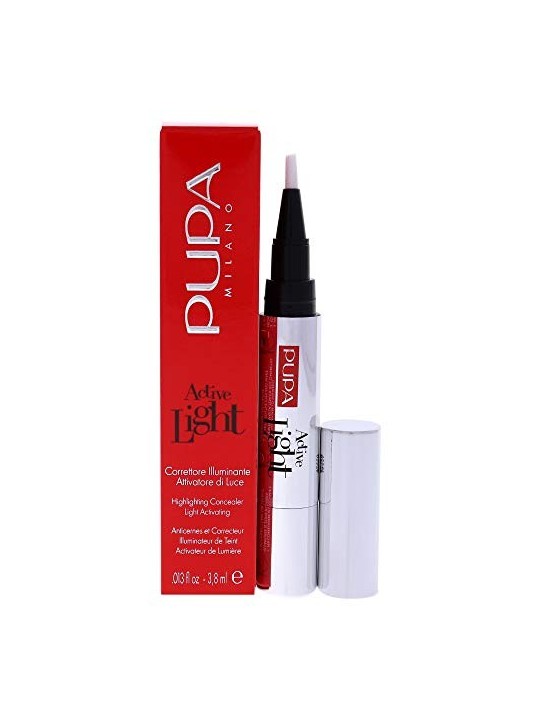 Pupa ActiveLight Correttore Liquido Senza Parabeni 04 Pesca Luminosa 4ml donna