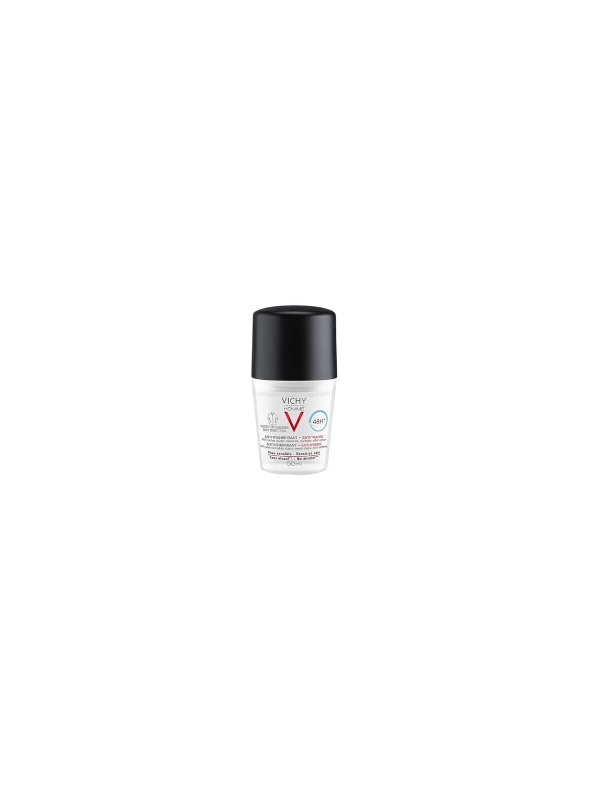 Vichy Homme 48H Anti-Transpirant Deo Roll-On uomo 50ml Anti-Traces