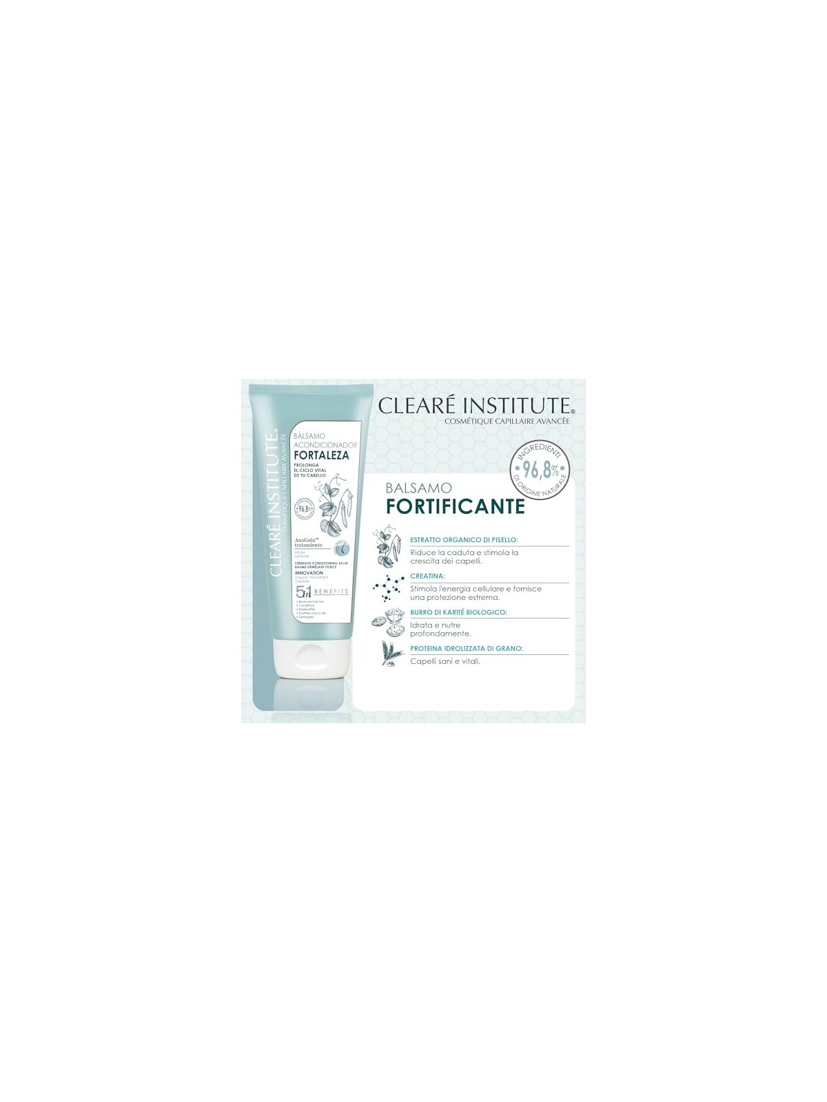 Balsamo Clearï¿½ï¿½ Institute FORTALEZA ANTICADUTA 200ml donna