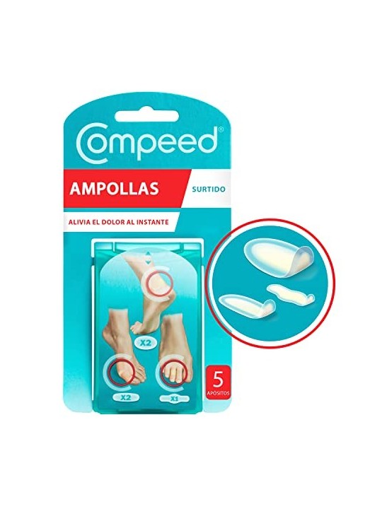 Compeed VESCICHE assortiti 3 misure 5 medicazioni unisex