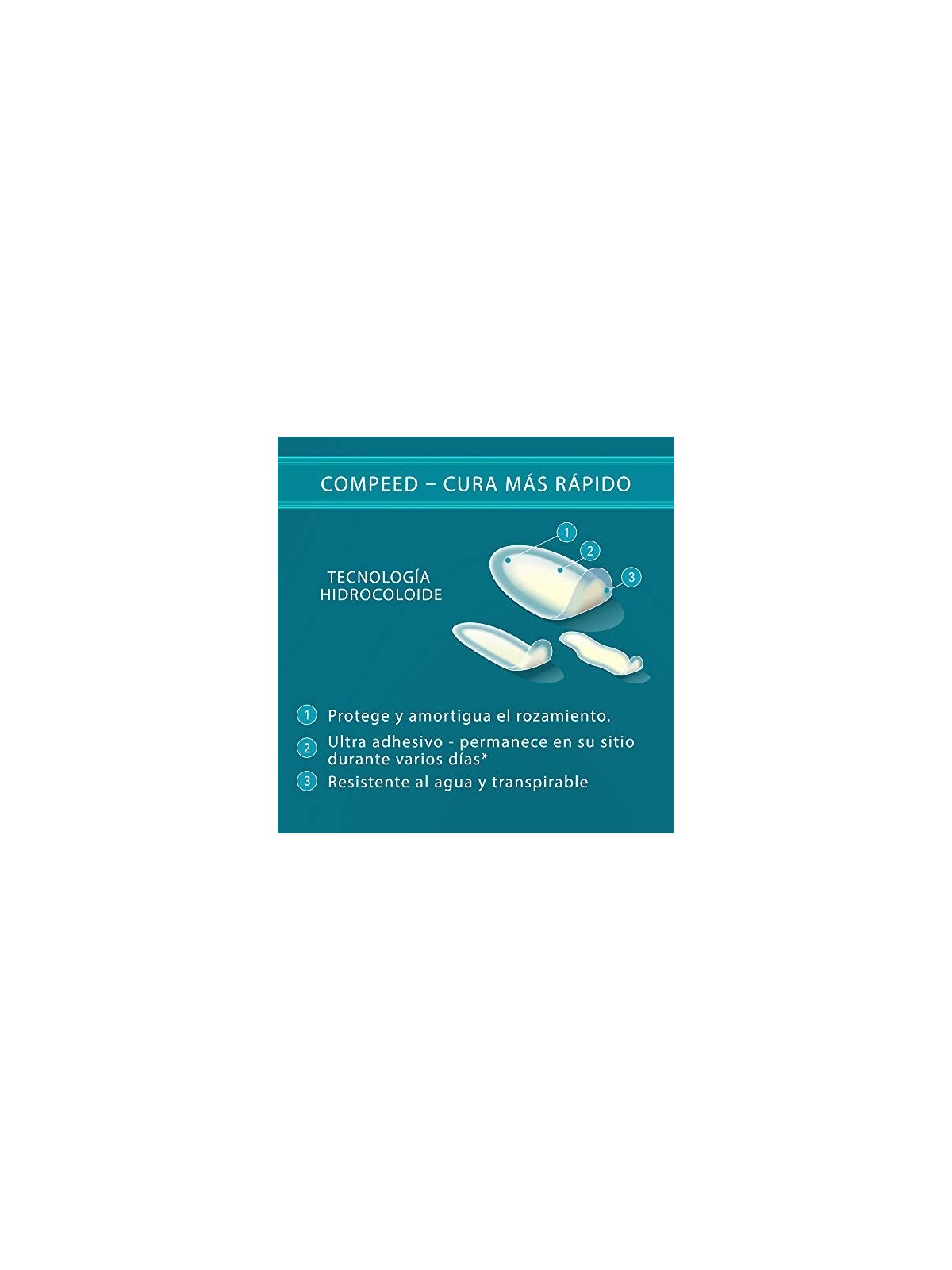 Compeed VESCICHE assortiti 3 misure 5 medicazioni unisex