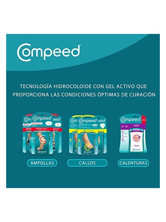Compeed VESCICHE assortiti 3 misure 5 medicazioni unisex