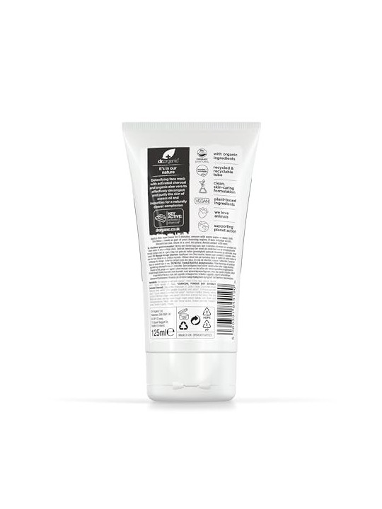 Dr Organic CARBï¿½ï¿½N Face Mask 125ml Unisex