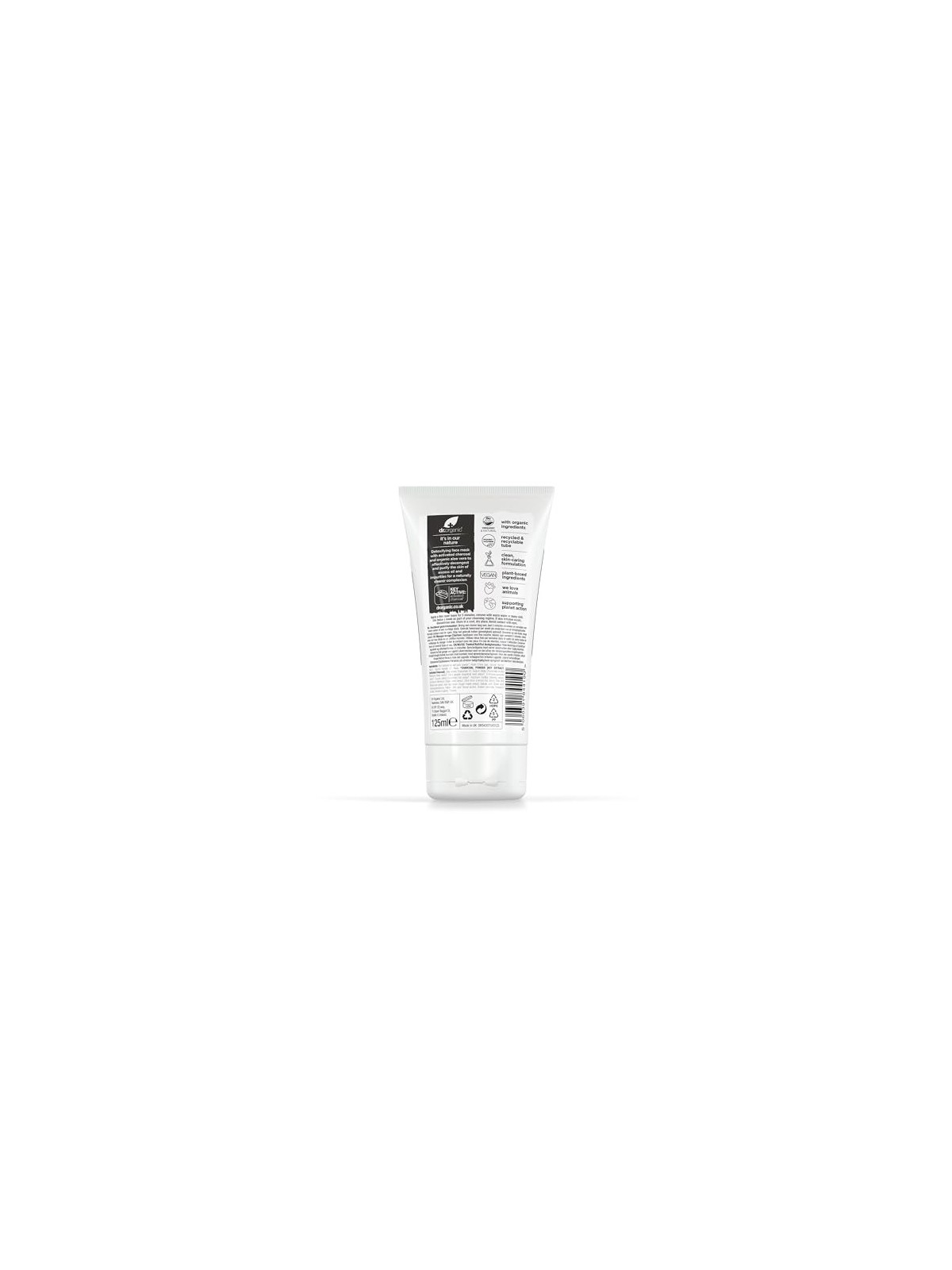 Dr Organic CARBï¿½ï¿½N Face Mask 125ml Unisex
