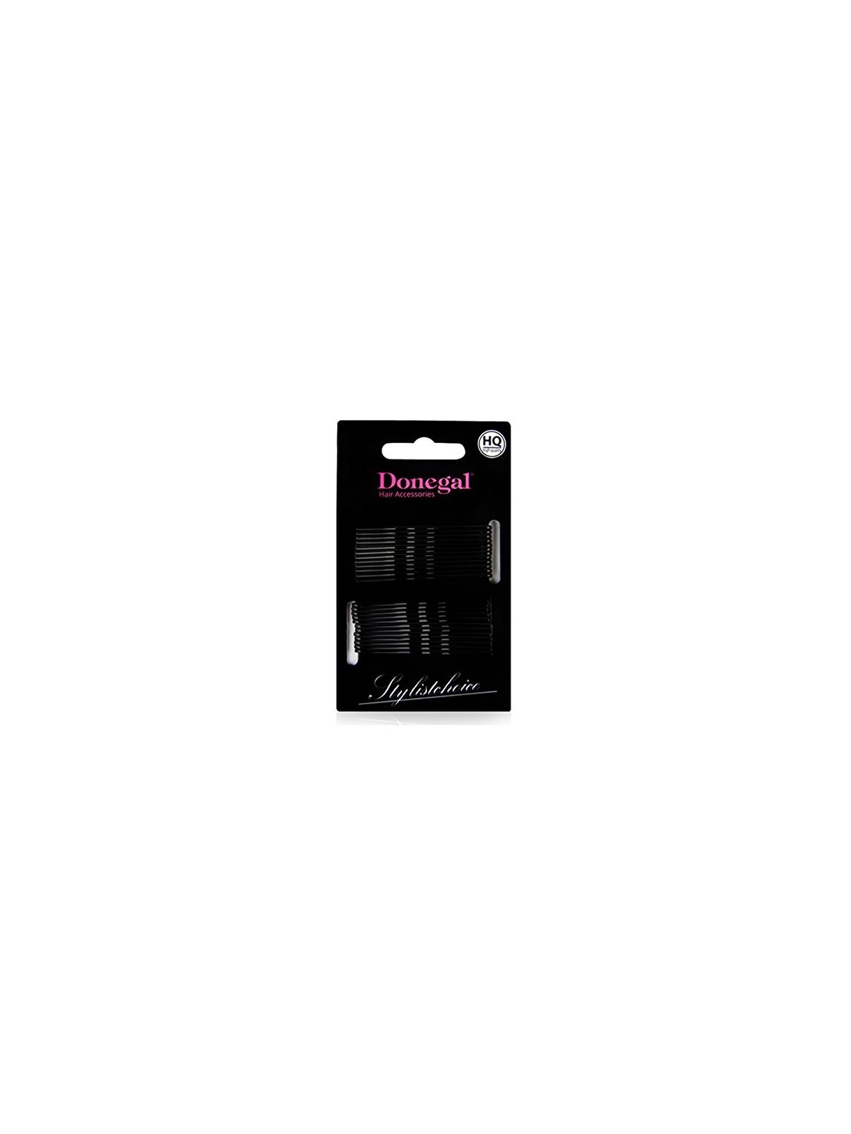 DONEGAL Fermacapelli Nero 5cm 24 pz 5091