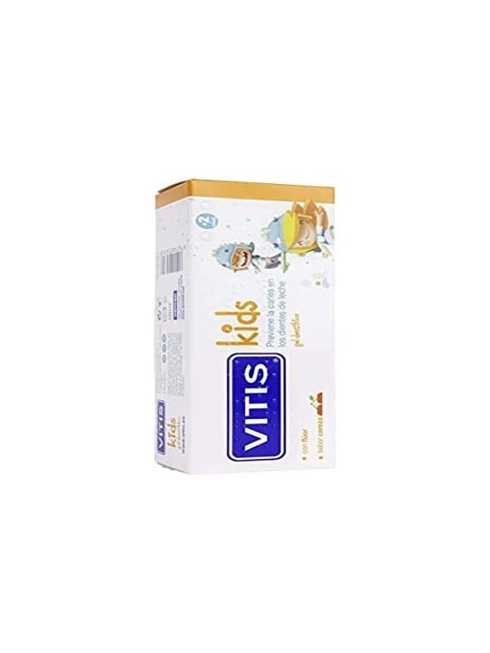 VITIS KIDS Gel Dentifricio con Fluoruro Sapore di Ciliegia 5