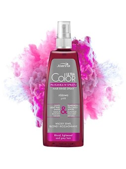 JOANNA Ultra Color System Hair Rinse Spray Pink spray risciacquo donando una sfumatura rosa Rosa 150ml