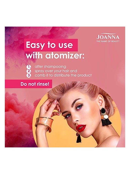 JOANNA Ultra Color System Hair Rinse Spray Pink spray risciacquo donando una sfumatura rosa Rosa 150ml
