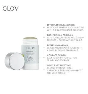 GLOV Magnet Cleanser Stick sapone per la pulizia di guanti e pennelli da trucco 40g