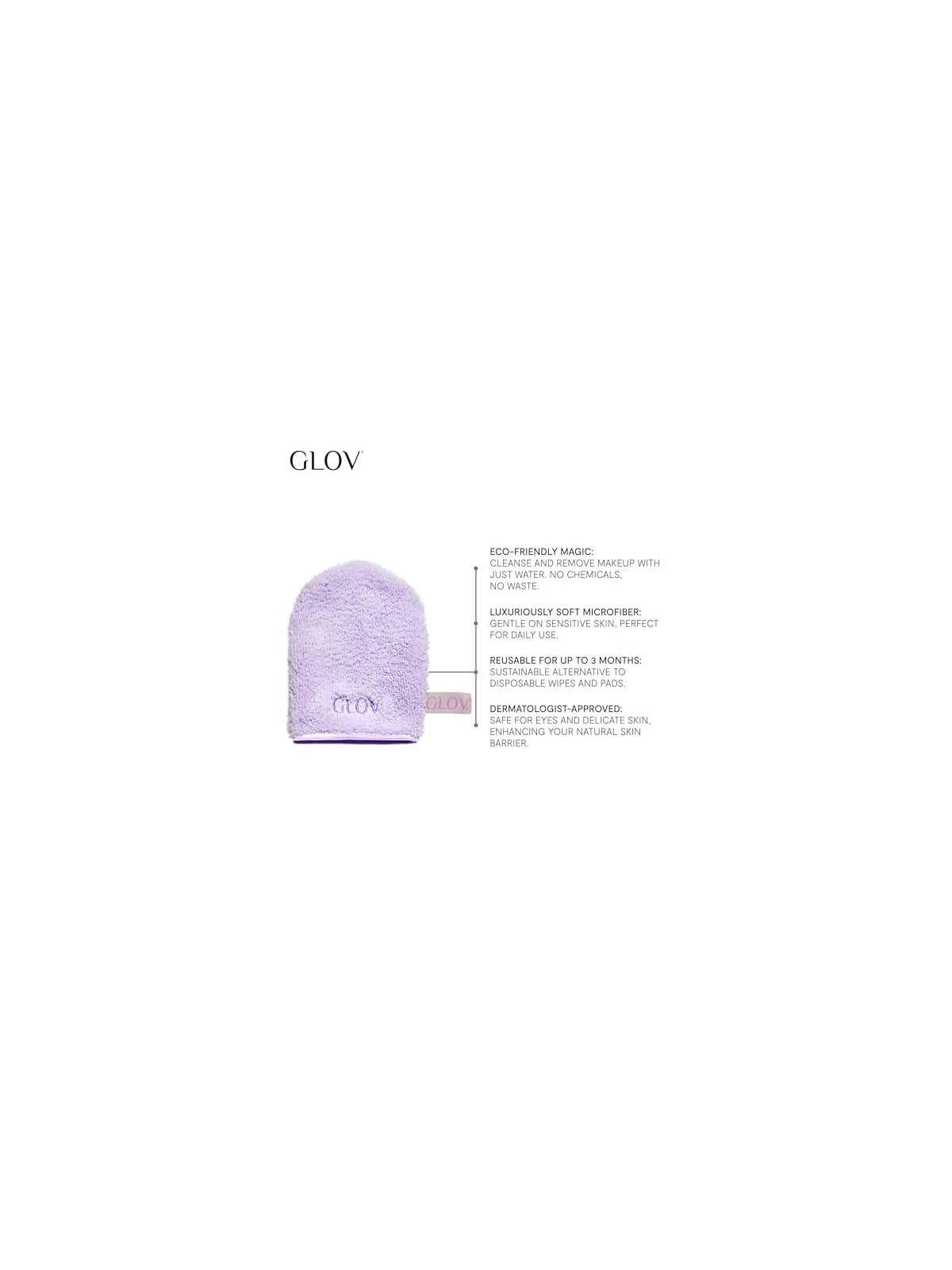 GLOV OnTheGo Makeup Remover Guanto per la rimozione del trucco Very Berry