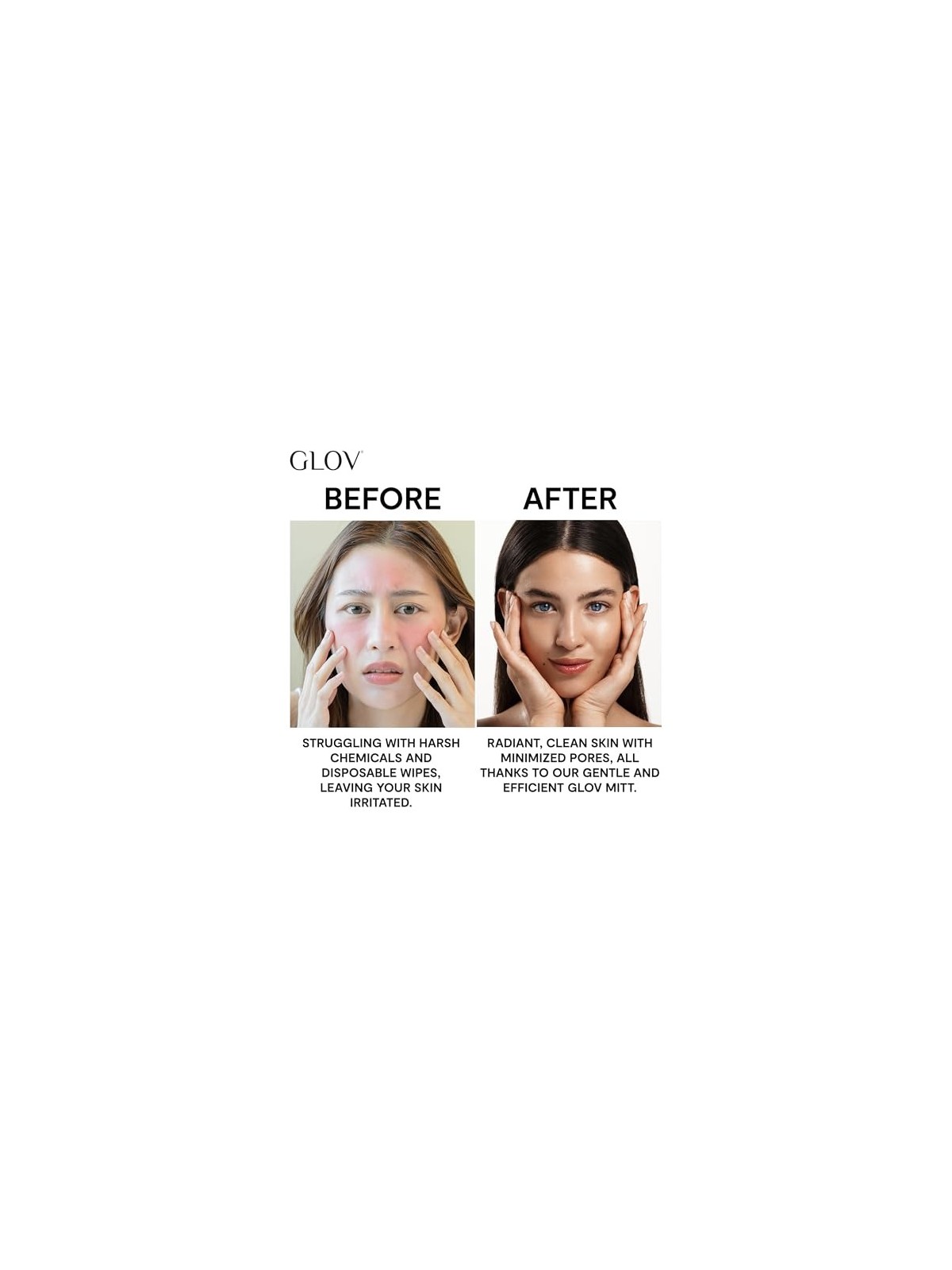 GLOV OnTheGo Makeup Remover Guanto per la rimozione del trucco Very Berry