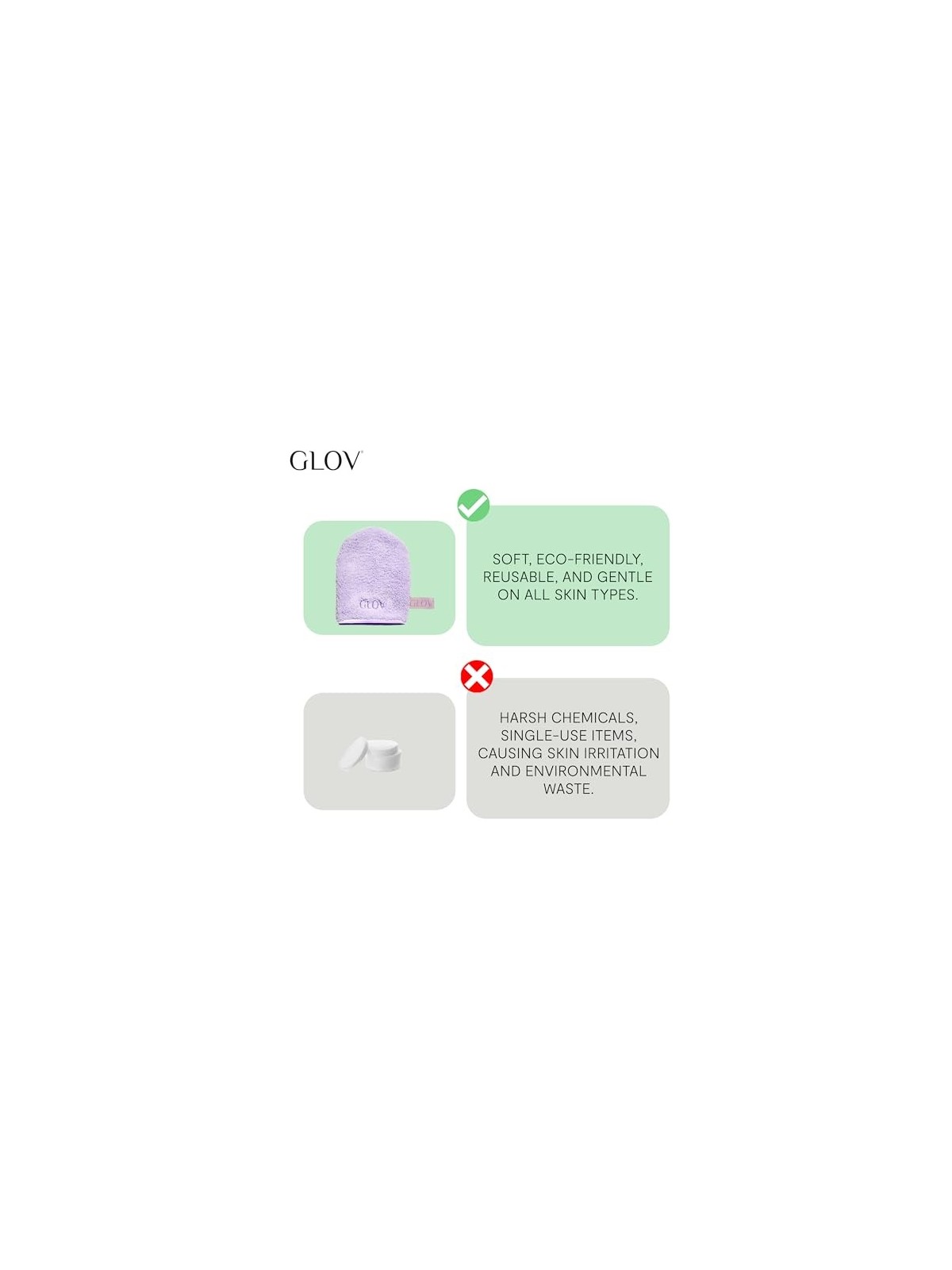 GLOV OnTheGo Makeup Remover Guanto per la rimozione del trucco Very Berry