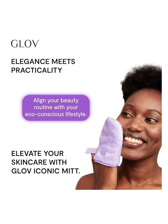 GLOV OnTheGo Makeup Remover Guanto per la rimozione del trucco Very Berry