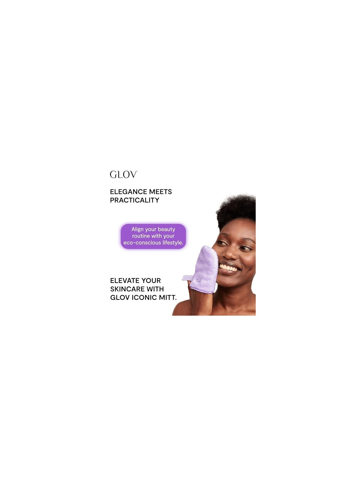 GLOV OnTheGo Makeup Remover Guanto per la rimozione del trucco Very Berry
