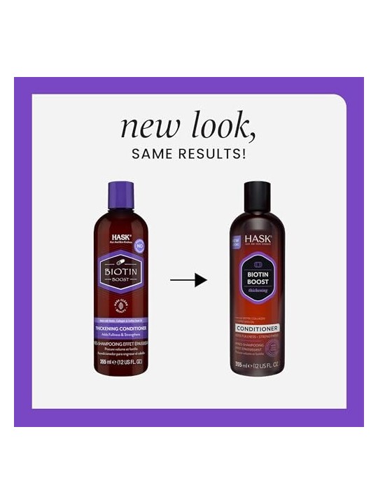 Hask BIOTIN BOOST Condizionatore Addensante 355ml Unisex
