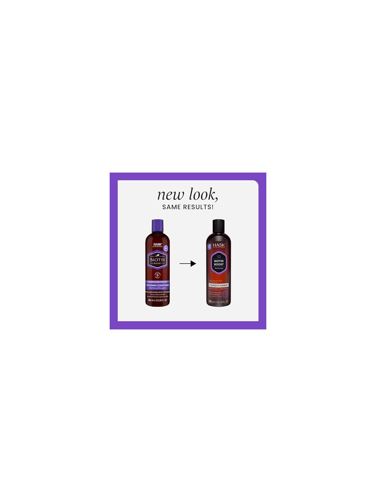 Hask BIOTIN BOOST Condizionatore Addensante 355ml Unisex
