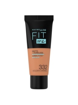 Maybelline FIT ME MATTE PORELESS Fondotinta 332dorato donna
