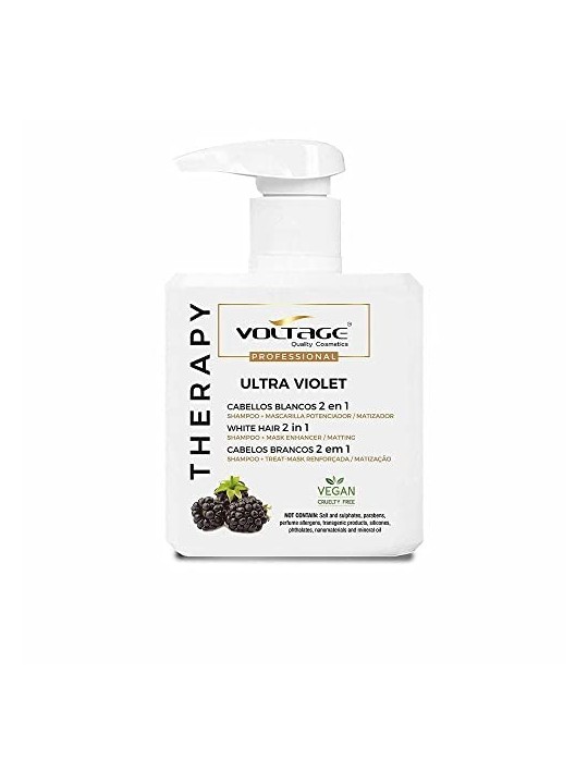 Voltage Cosmetics THERAPY ULTRA VIOLET per capelli bianchi 2in1 500ml Unisex
