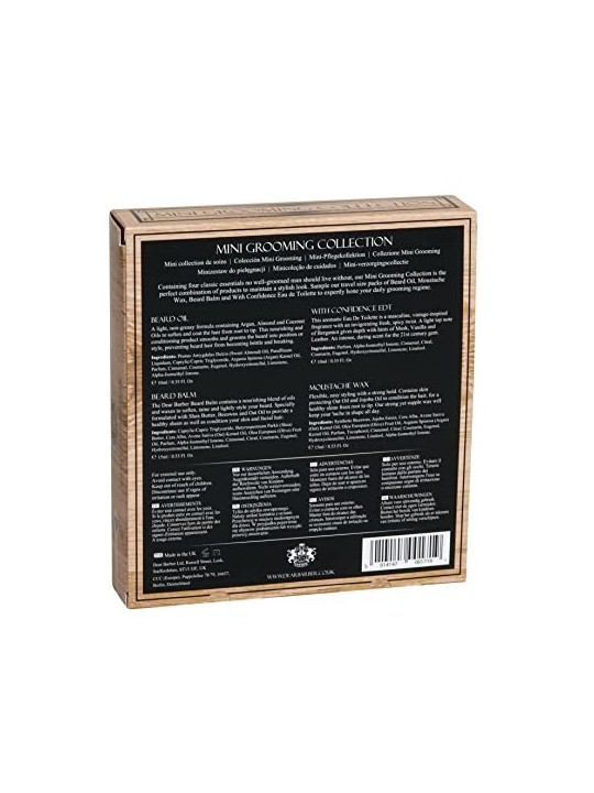 Set regalo uomo Dear Barber Mini Grooming Collection 50ml