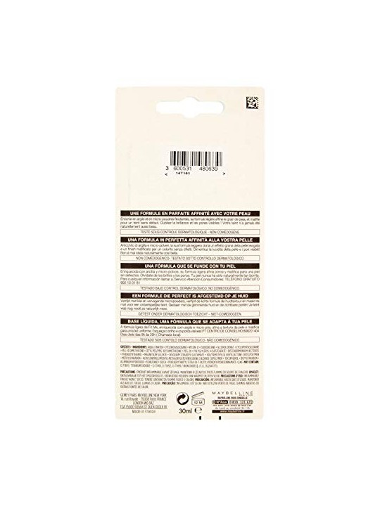 Fondotinta Maybelline Fit Me 104 Avorio Chiaro