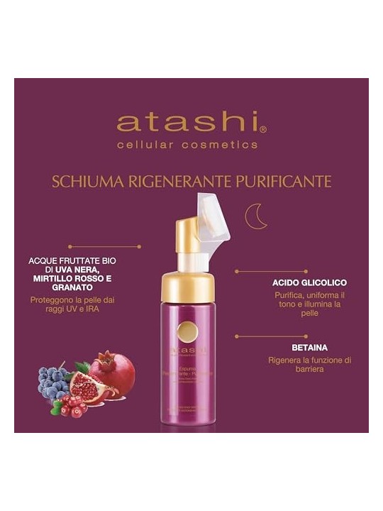 Espuma Purificante Atashi DIFESA DELLA PELLE CELLULARE ANTIOSSIDANTE 150ml