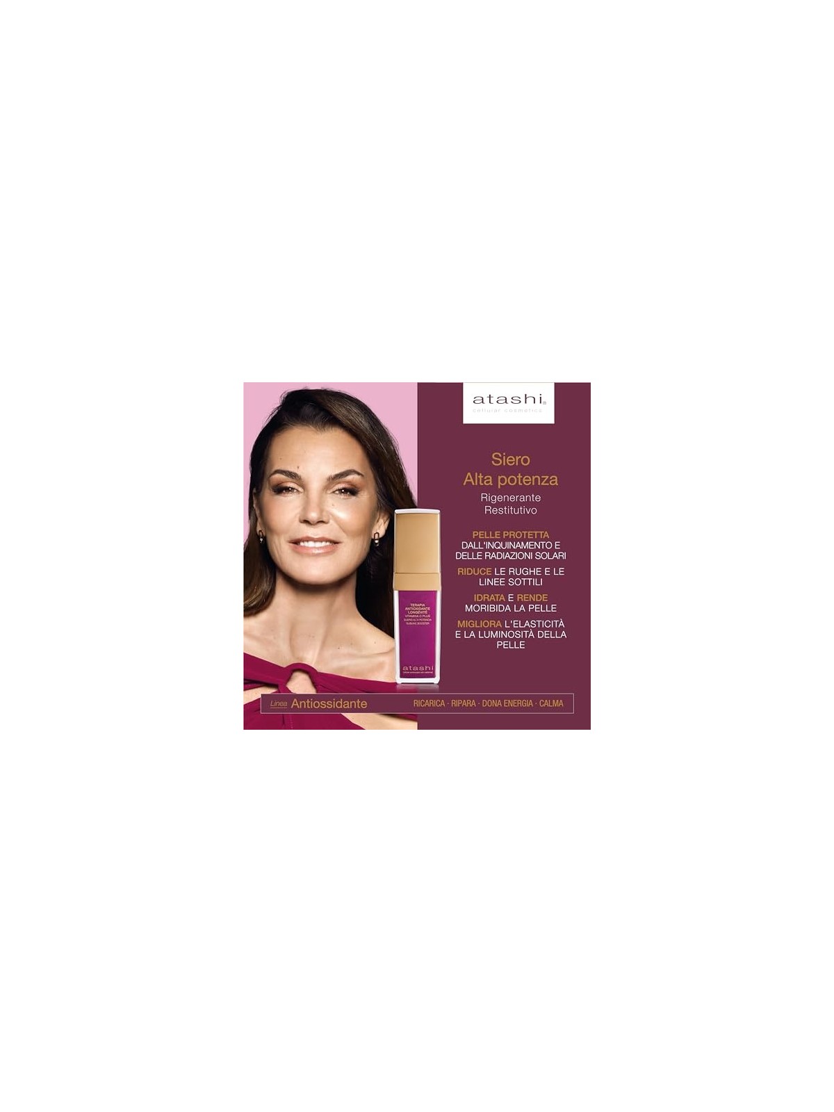 Siero Vitamina C Atashi Difesa Cellulare Antiossidante 30ml Donna