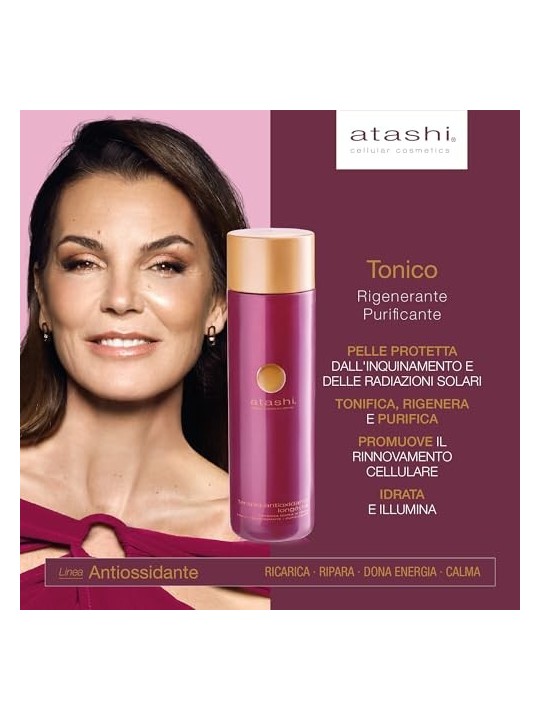 Tonico Purificante Atashi Difesa della Pelle Cellulare Antiossidante 250ml Donna