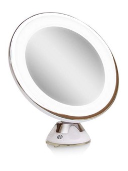 RioBeauty Specchio per il trucco LED multiuso