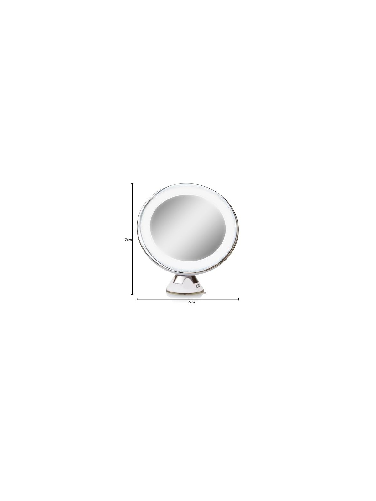 RioBeauty Specchio per il trucco LED multiuso