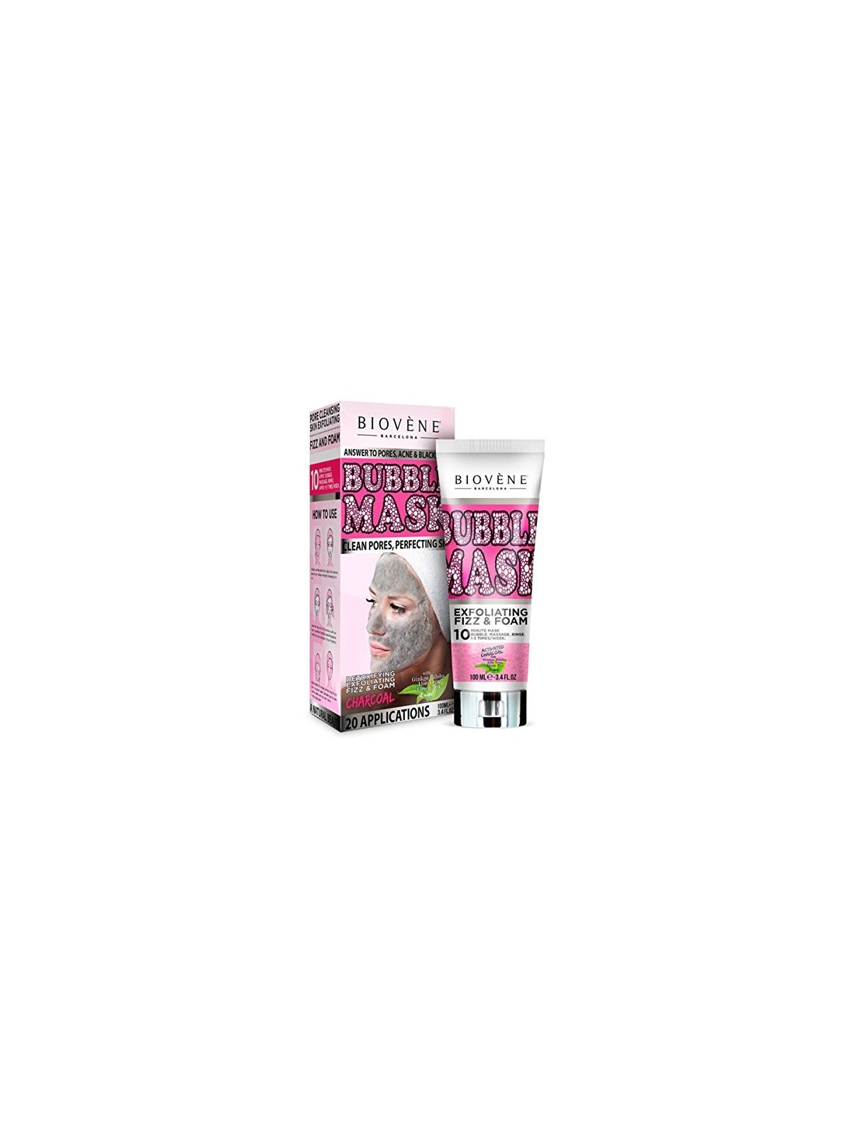 Biovï¿½ï¿½ne BUBBLE MASK deep cleansing facial treatment 100ml
