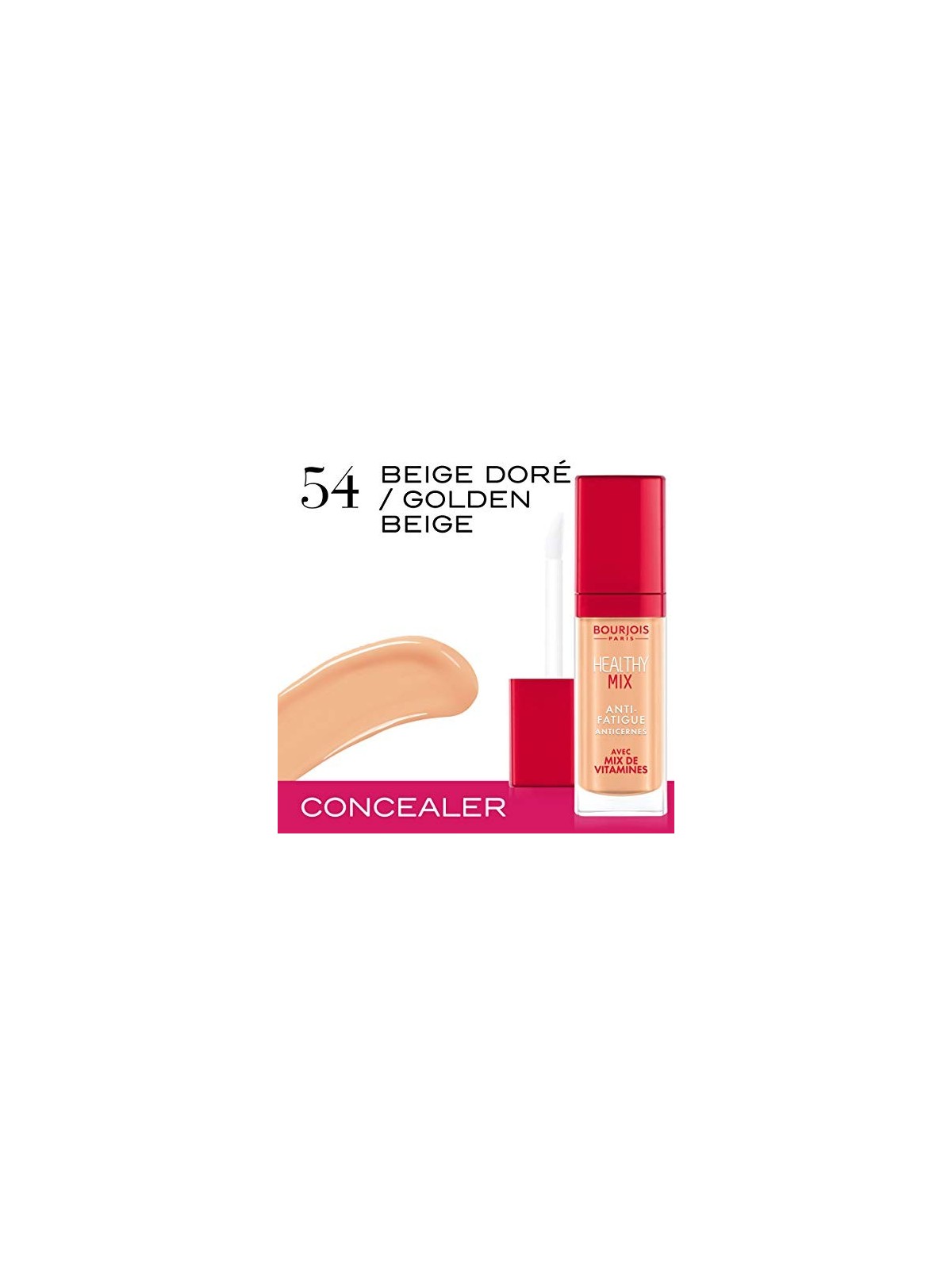Bourjois Healthy Mix Correttore AntiFatica 7 ml 54 Beige Dorato donna