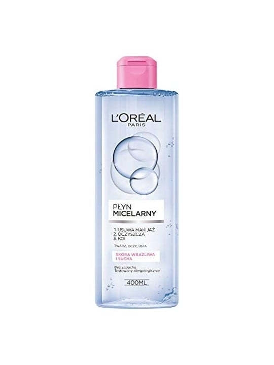Fluido micellare per pelli sensibili e secche 400ml
