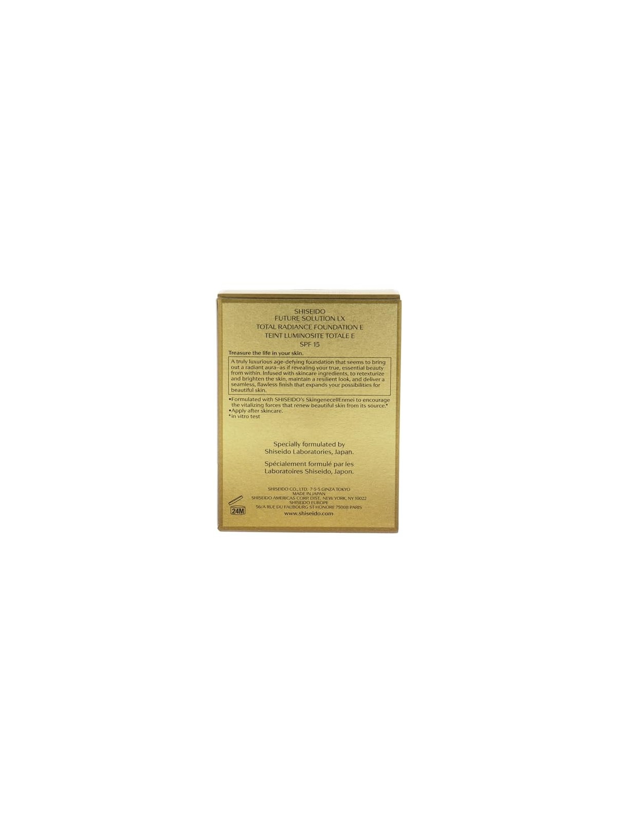 Fondotinta Shiseido Future Solution LX Total Radiance SPF15 30ml