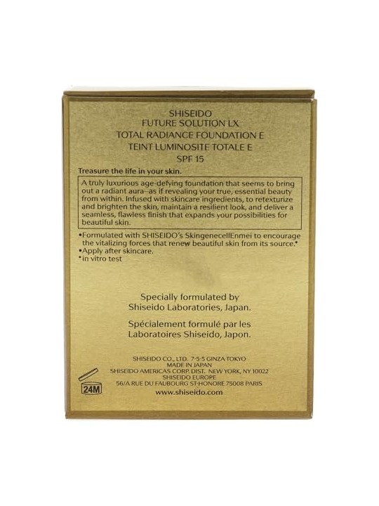 Fondotinta Shiseido Future Solution LX Total Radiance SPF15 donna 30ml Neutral 3