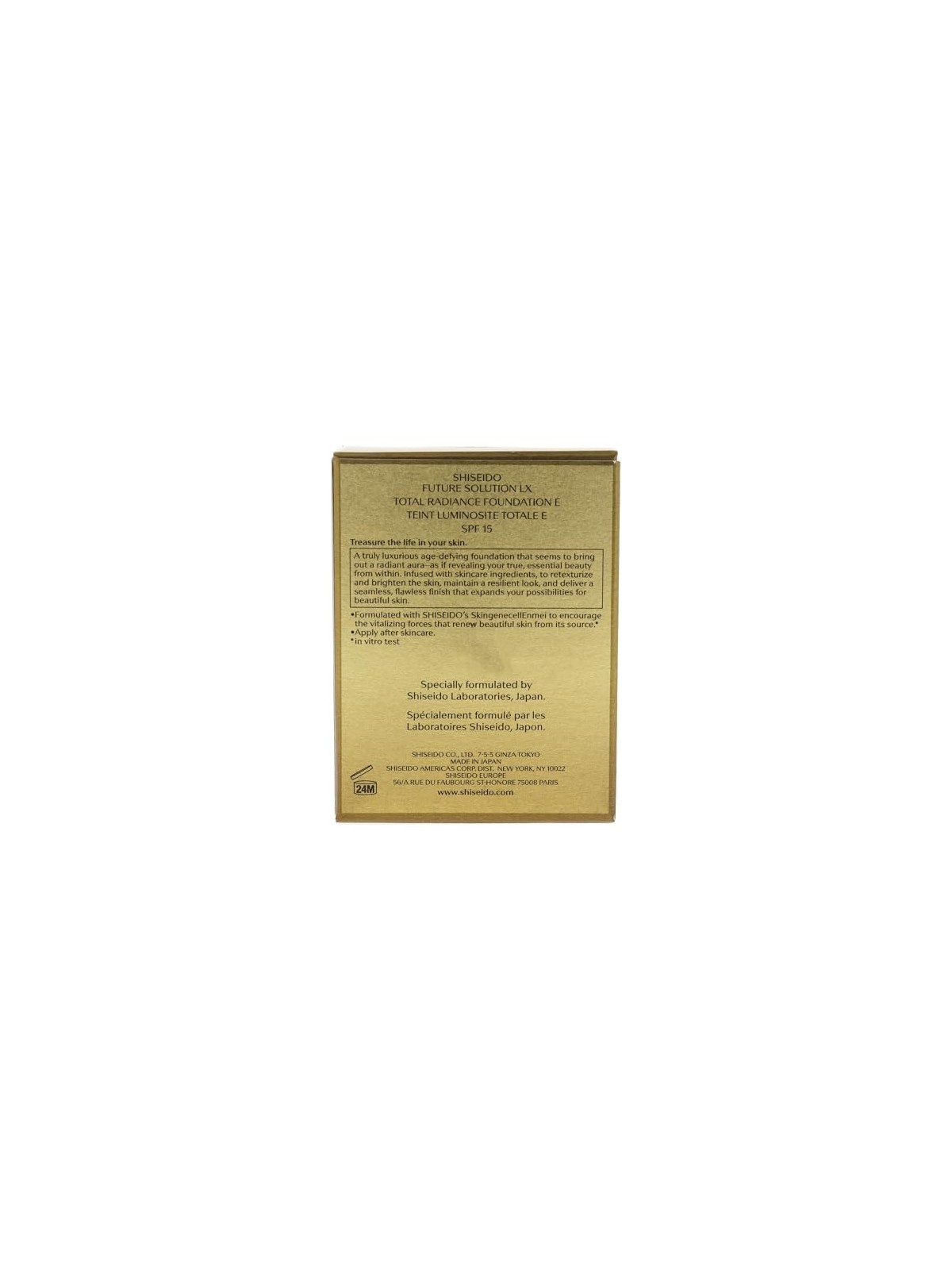 Fondotinta Shiseido Future Solution LX Total Radiance SPF15 donna 30ml Neutral 3