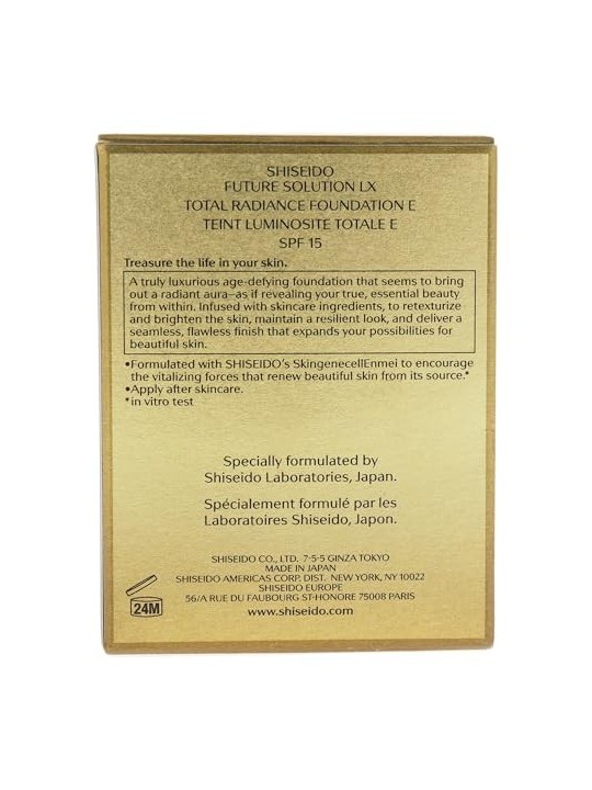 Fondotinta Shiseido Future Solution LX Total Radiance SPF15 30ml