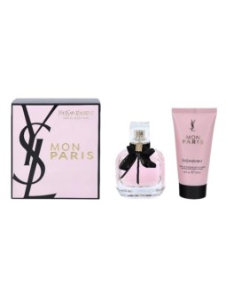 YSL Mon Paris Giftset donna 100ml eau de parfum Spray 50ml-Body Lotion 50ml Travel Selection Yves Saint Laurent www.essenzetotal