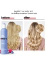 Shampoo Milk Shake Silver Shine Light per capelli platinati e grigi