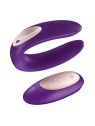 SATISFYER DOUBLE PLUS VIBRATORE REMOTO VIOLA CON TELECOMANDO 1UN
