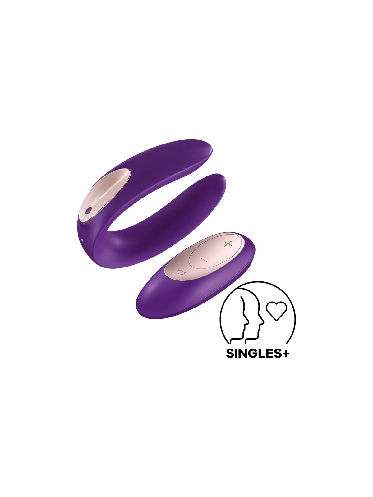 SATISFYER DOUBLE PLUS VIBRATORE REMOTO VIOLA CON TELECOMANDO 1UN