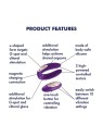 SATISFYER DOUBLE PLUS VIBRATORE REMOTO VIOLA CON TELECOMANDO 1UN
