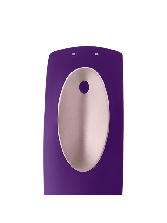 SATISFYER DOUBLE PLUS VIBRATORE REMOTO VIOLA CON TELECOMANDO 1UN