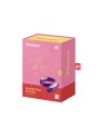 SATISFYER DOUBLE PLUS VIBRATORE REMOTO VIOLA CON TELECOMANDO 1UN