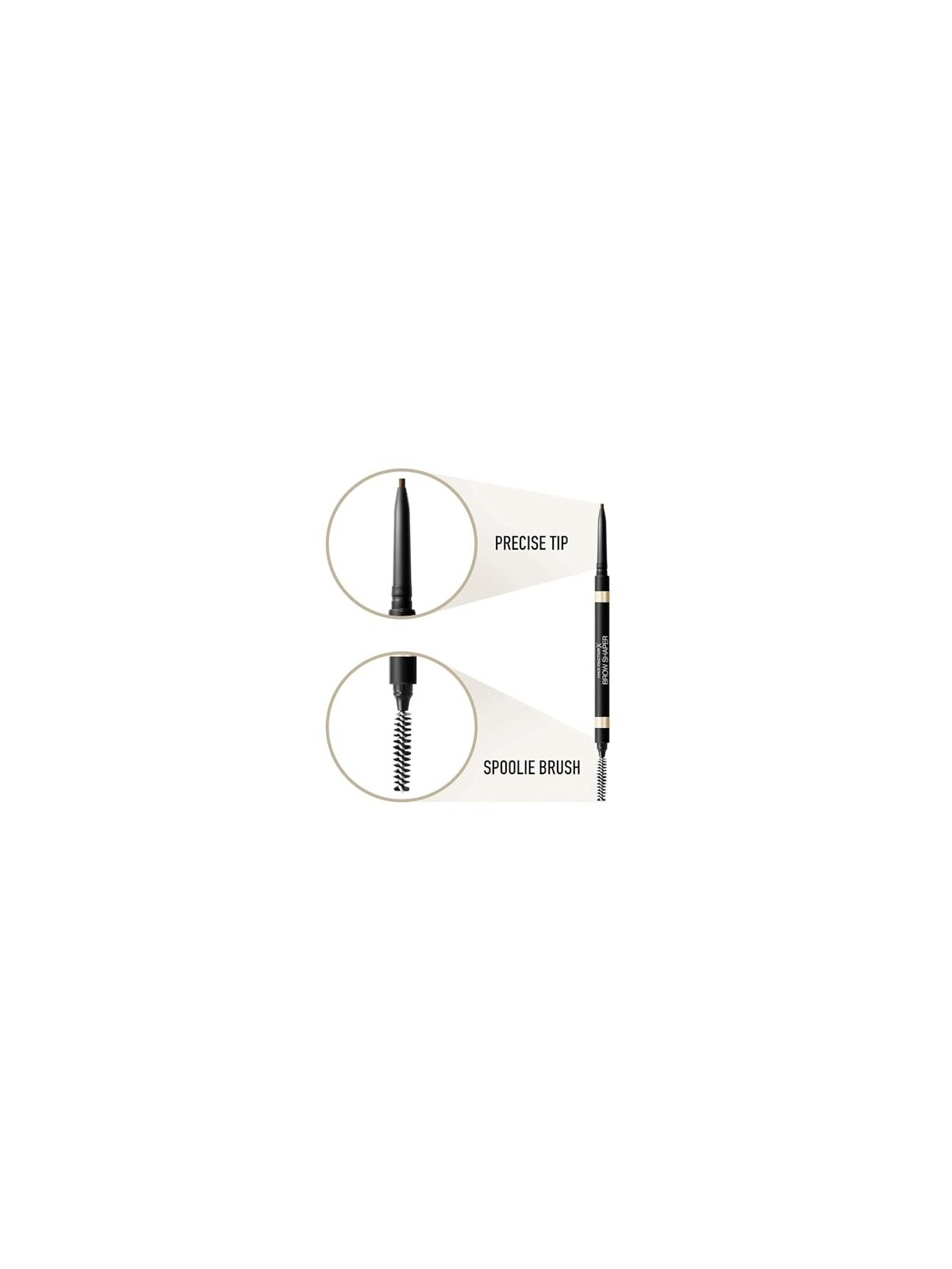 Max Factor Pennello per ombretto per sopracciglia 1 g donna 30 Deep Brown