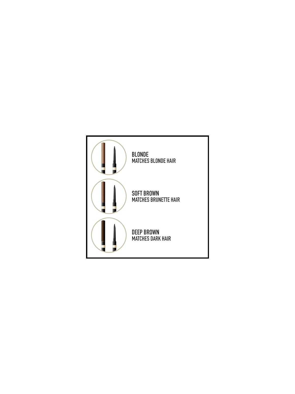 Max Factor Pennello per ombretto per sopracciglia 1 g donna 30 Deep Brown